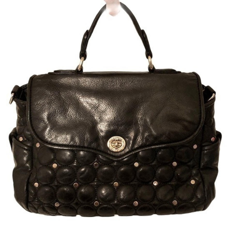 Rebecca MINKOFF leather studded top handle bag